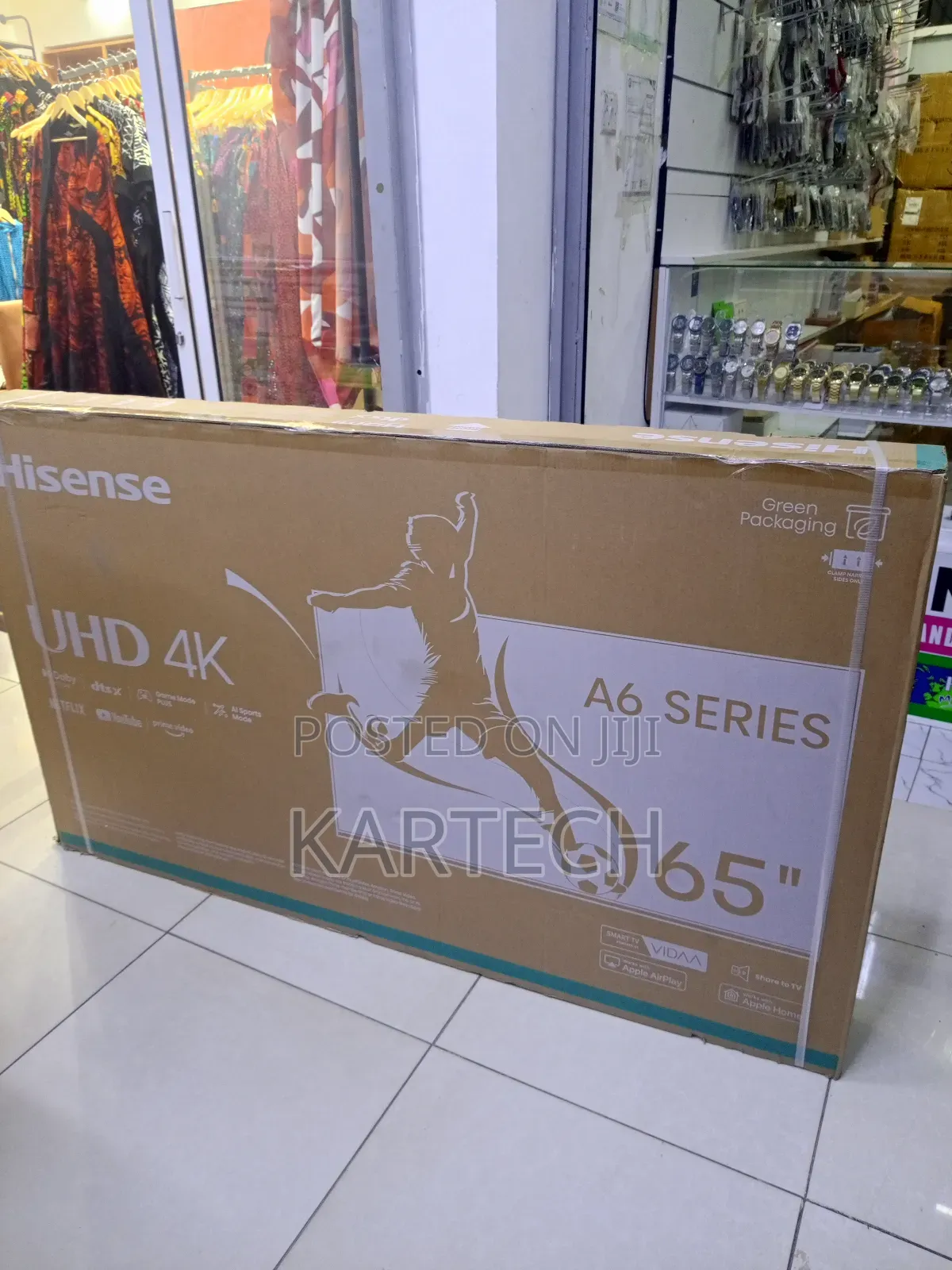 Hisense 65 Inch A6 Series Uhd Frameless Smart Tv