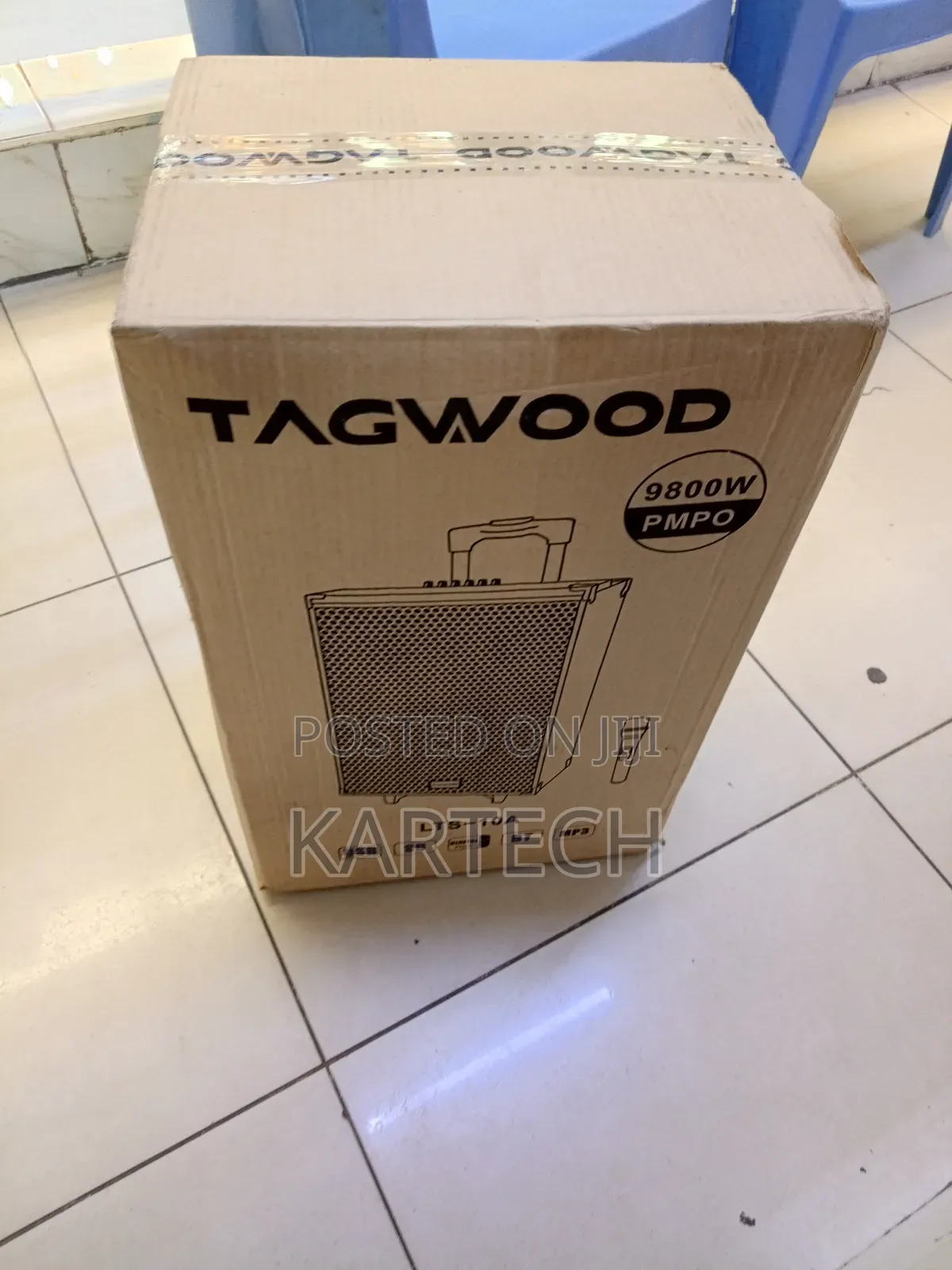 Tagwood 10 Inch Rechargeable Outdoor Speaker With 1 Microphone