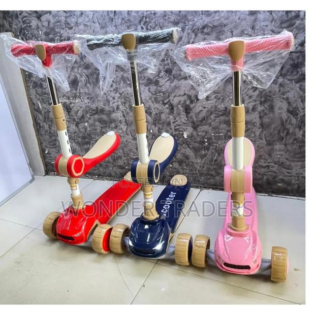 Scooter With a Seat 
Musical 
,Led Lights
,Foldable
 ,Adjustable - main view