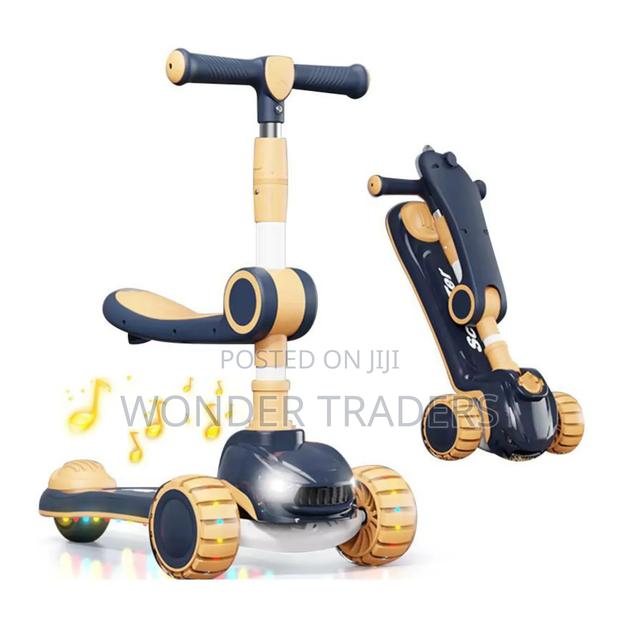 2 in 1 Scooter for Kids With Seat - main view