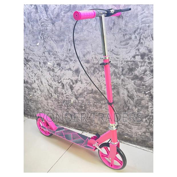 Foldable Metallic Scooter With Brake: