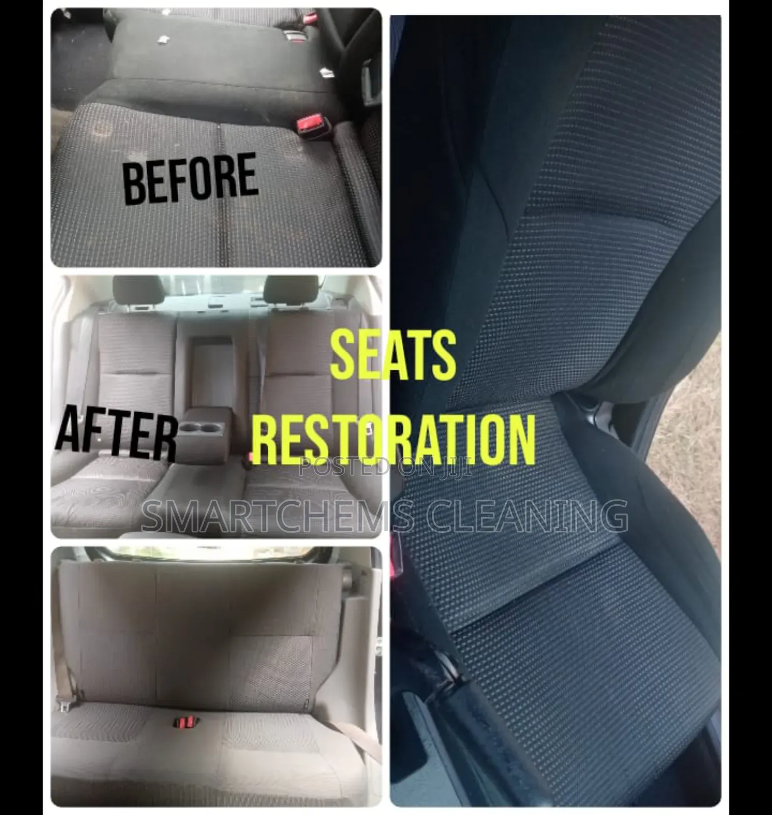 Car Seats Cleaning and Detailing