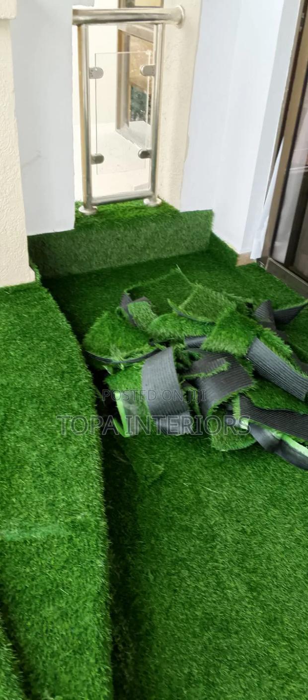 Home Balcony Garden 25mm Artificial Grass Carpets Installation - main view