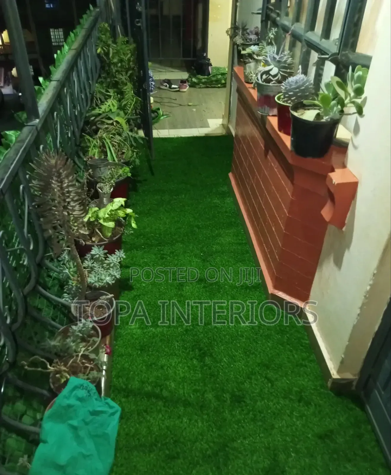 Home Garden Decoration Artificial 20mm Thick Turf Grass Carpets