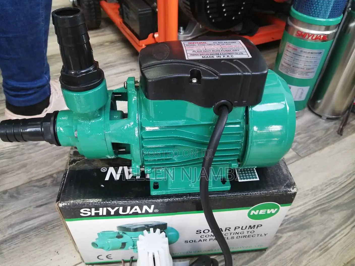 Shiyuan 0.75hp 72v Dc Booster Pump -45m Head