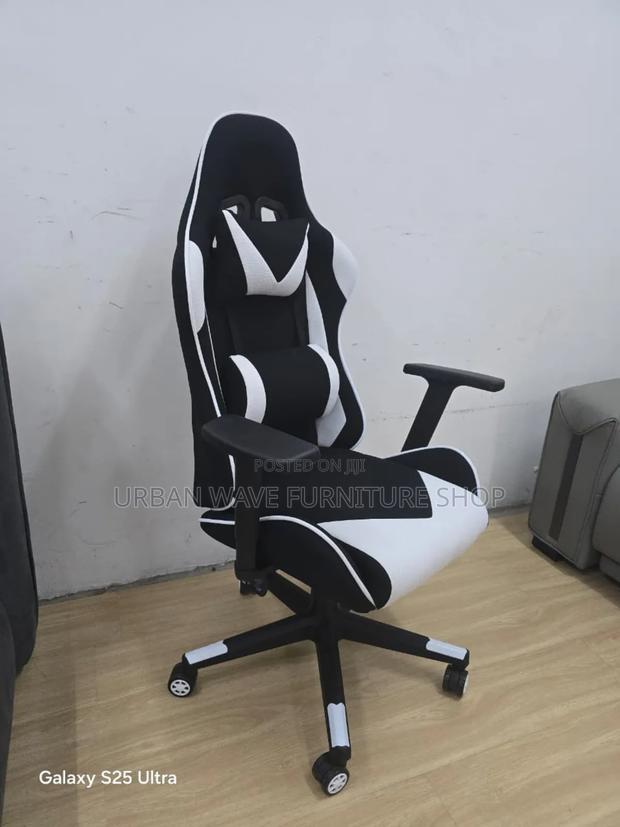 White Racing Chair