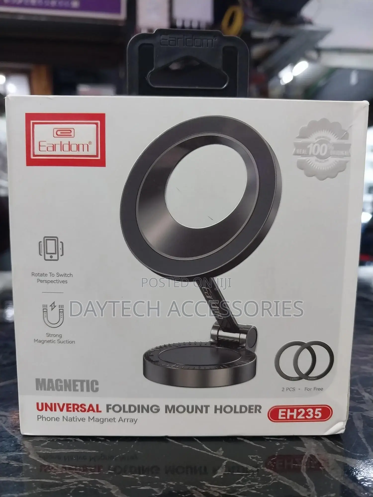 Earldom Multifunctional 360' Rotation Dashboard Magnetic Car Mount
