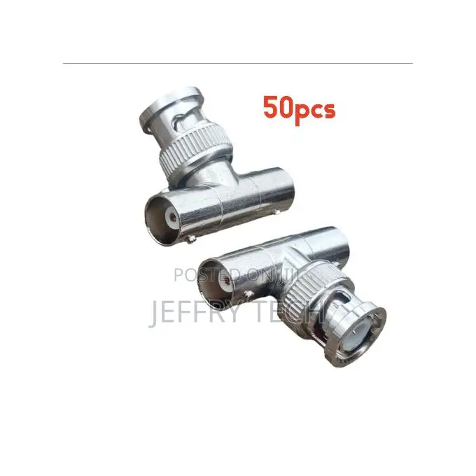 BNC-T Adapter Plug 50 Pieces