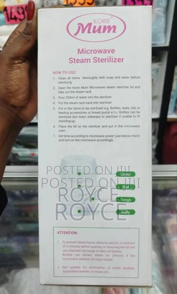 Microwave Bottle Steam Steriliser - thumbnail 3