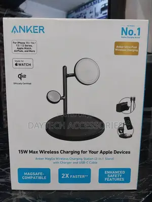 Anker Maggo 3-in-1 Wireless Charging Station With Anker Magnetic Grip