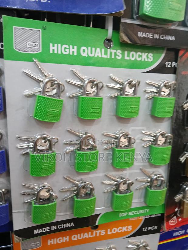 High Quality Bag Padlocks Dozen 12pcs - main view