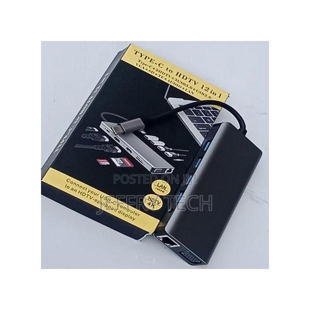 Type C to Multi-Function Adapter/ Type-C to HDTV 12 in 1