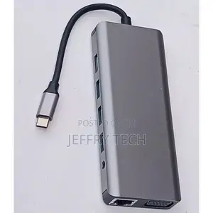 Type C to Multi-Function Adapter/ Type-C to HDTV 12 in 1
