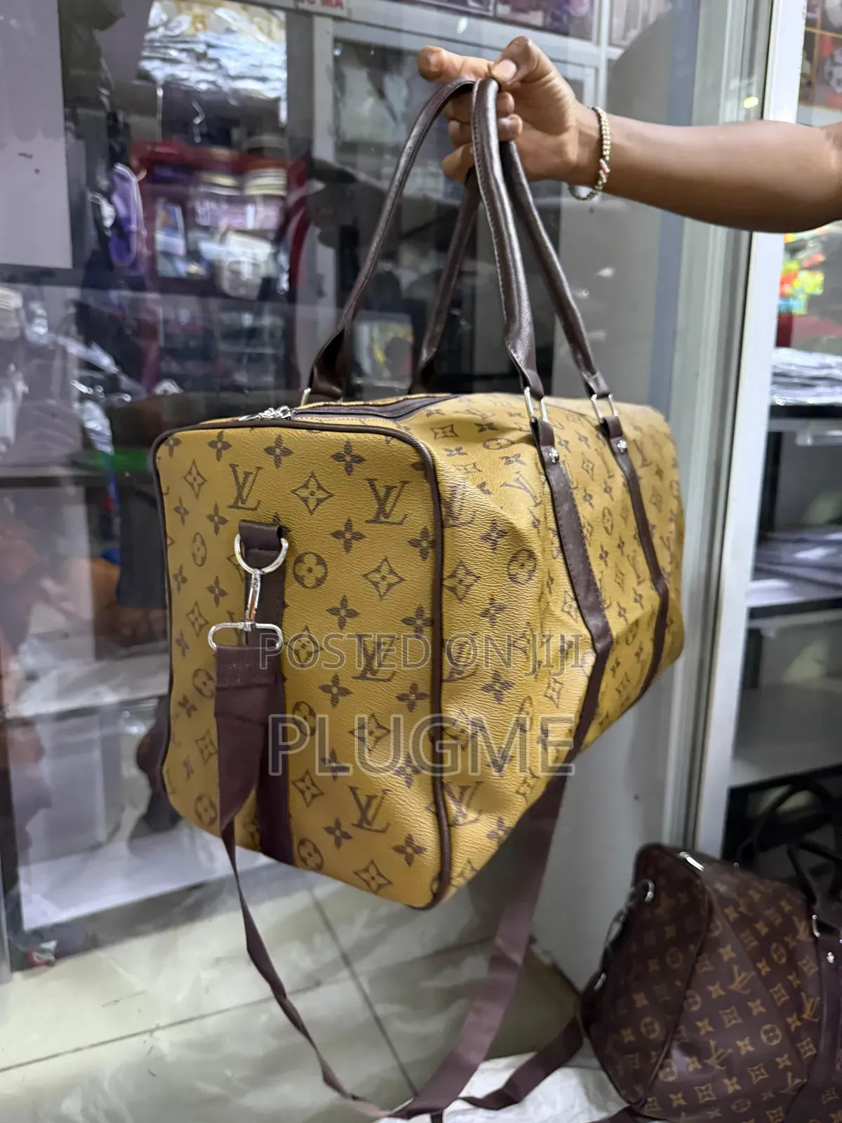 Large Sleek Spacious Duffle Travel Bags Lv