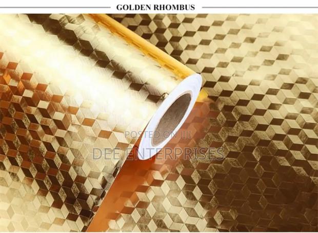 Gold Aluminum Foil /Kitchen Table Top Liner - thumbnail 3