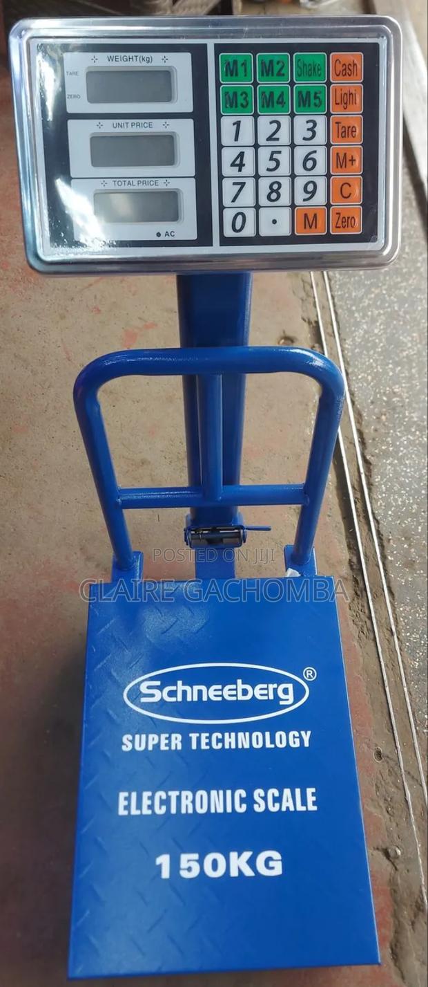150kg Scale Heavy Duty Schneeberg Platform Scale - main view
