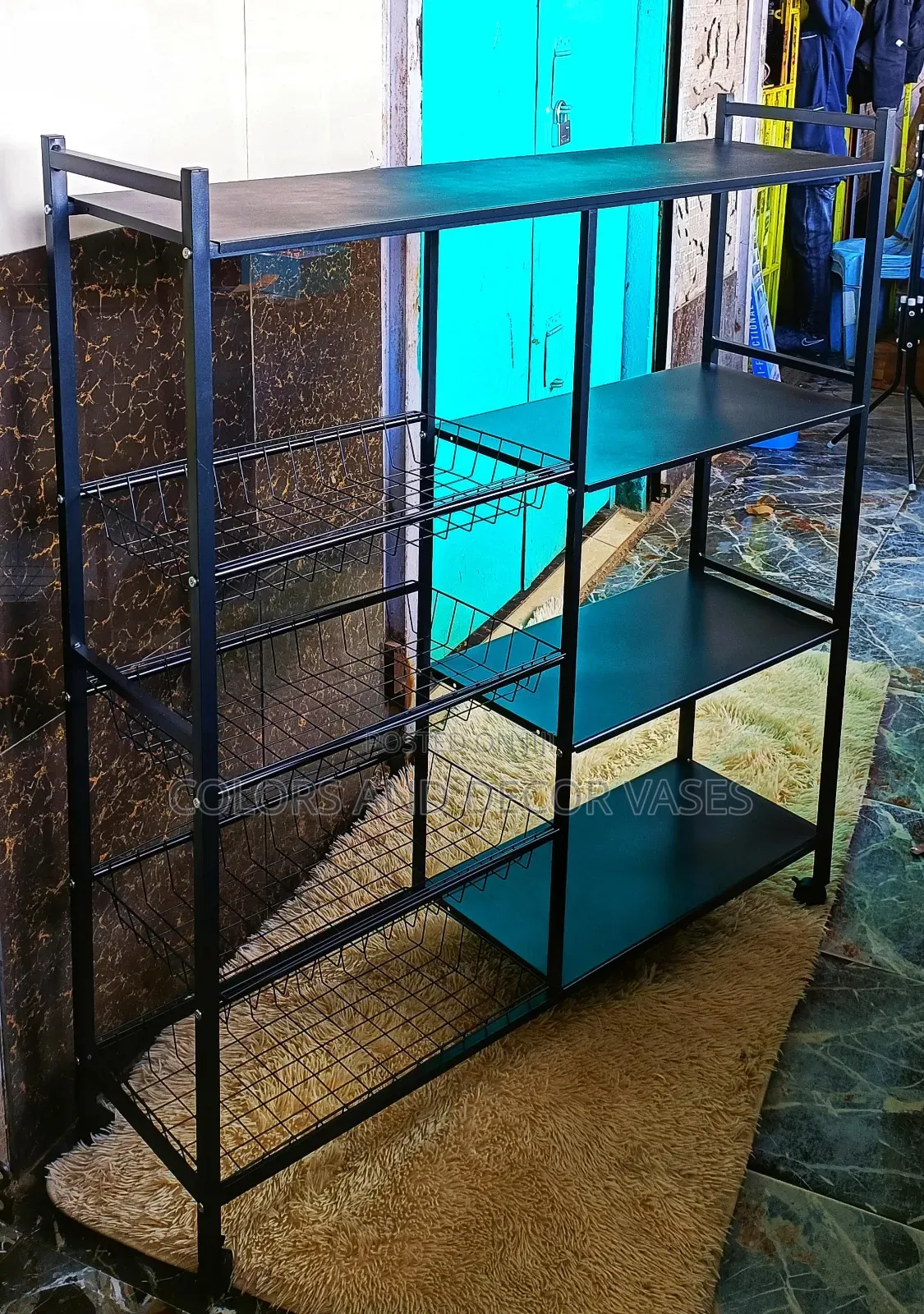 Multi-Layer Kitchen Storage Rack With Movable and Wheels Lockable