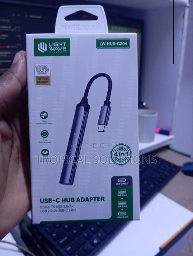 Lightwave Usb Hub Adapter Usb-C Hub Adapter - thumbnail 3