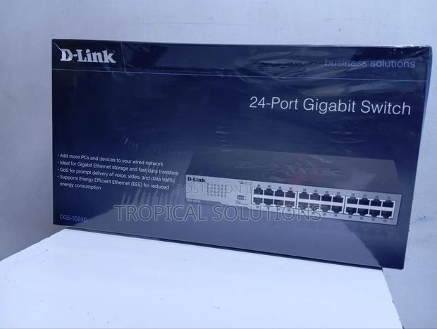 D-Link DGS-1024d 24port Unmanaged Gigabit Switch - main view