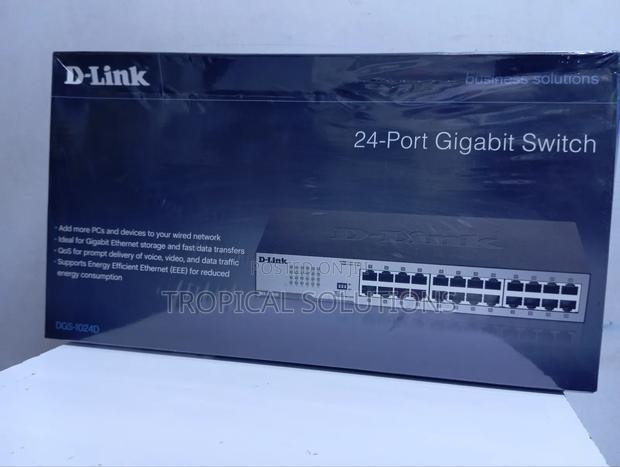 D-Link DGS-1024d 24port Unmanaged Gigabit Switch - thumbnail 3