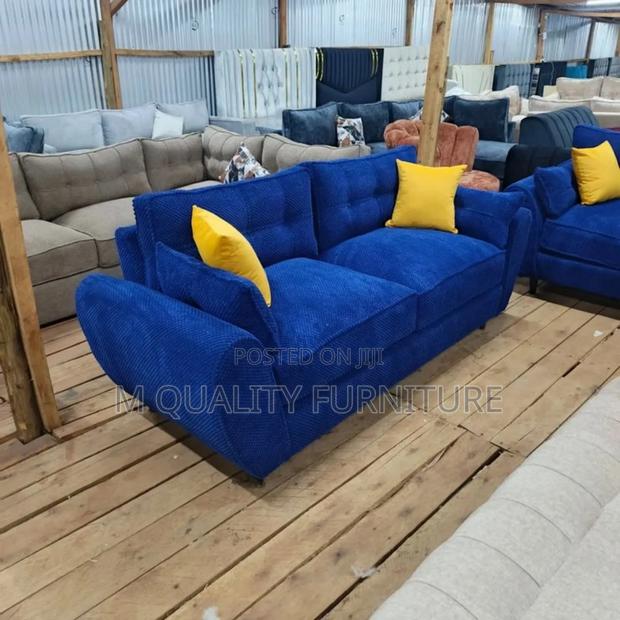 Blue 5 Seater Indoor Couches