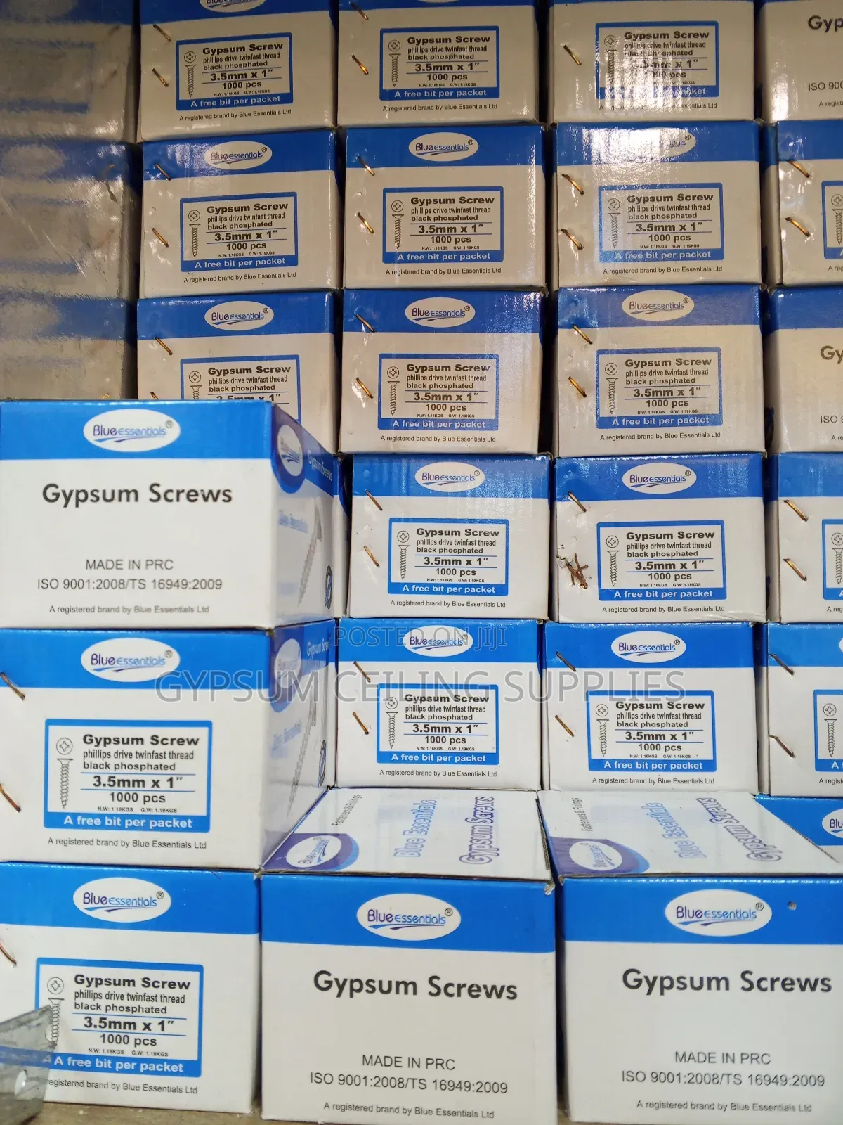 Gypsum Screws Blue Essential