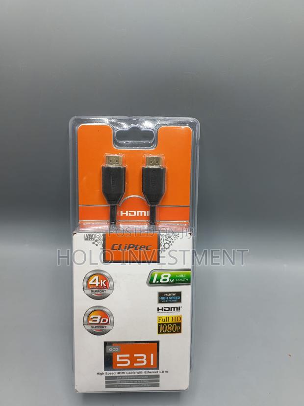 High Speed With Ethernet Hdmi to Hdmi Cable 1.8m