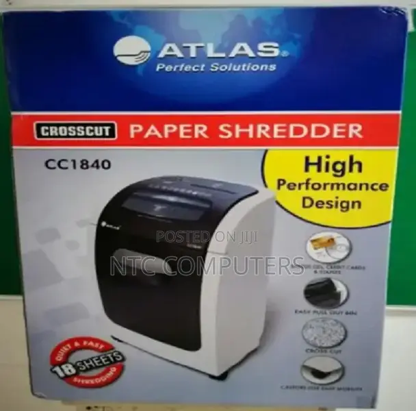 Atlas Cc1840 Cross Cut 18 Sheet Paper Shredder