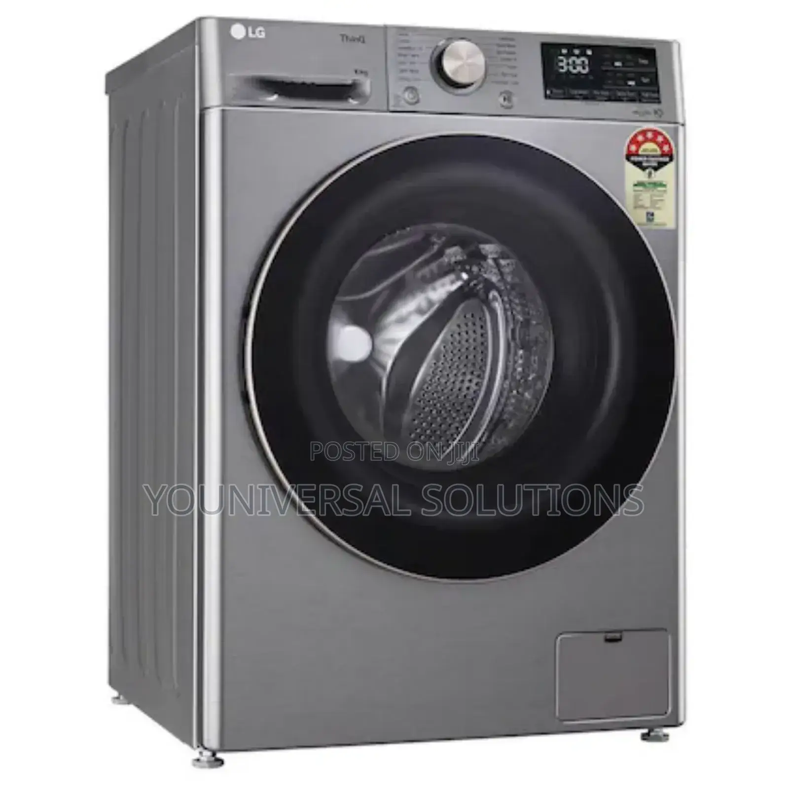 Lg 9kg Front Load Wash and Spin Washing Machine