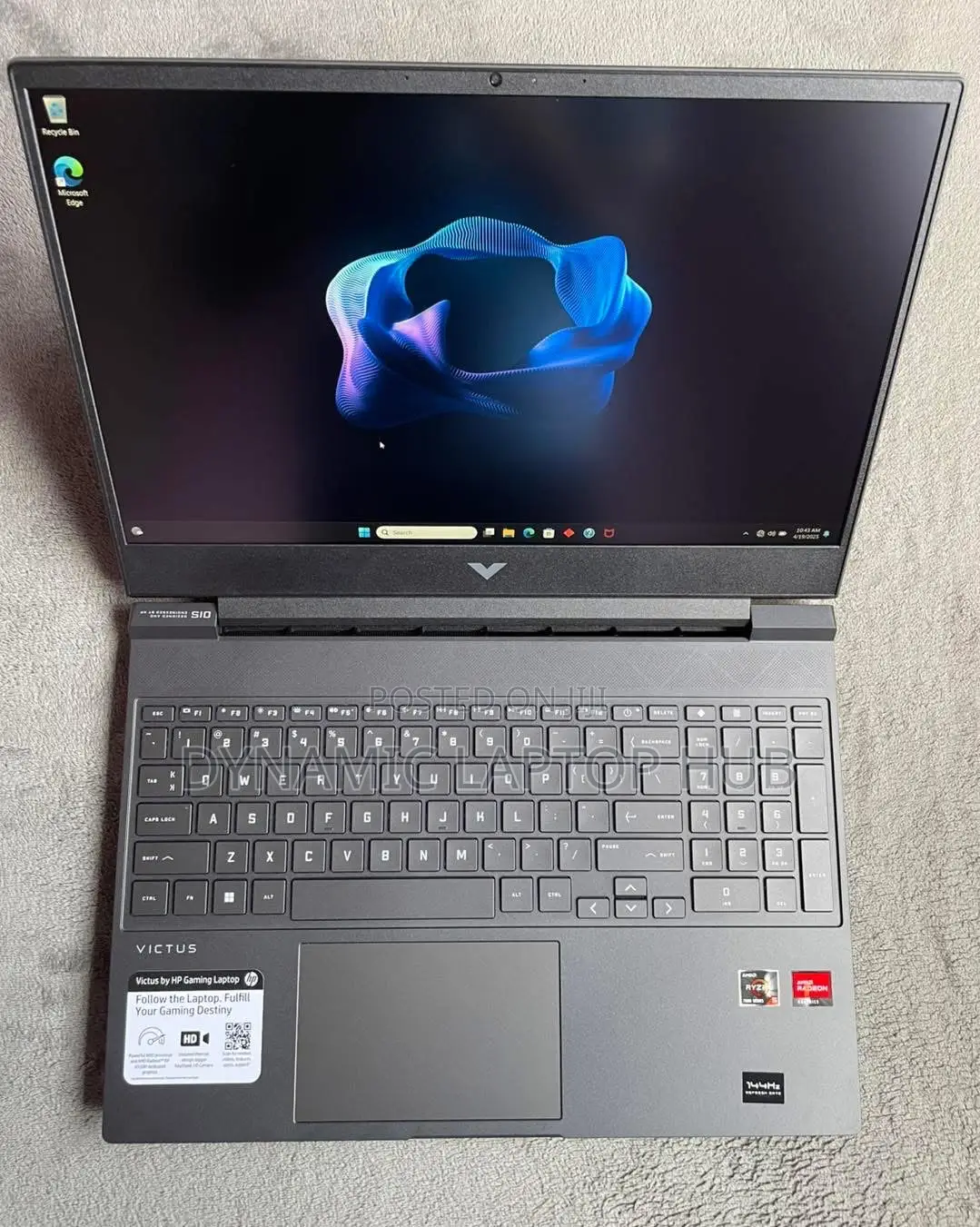 Laptop HP Victus 15 16GB AMD Ryzen 5 SSD 512GB