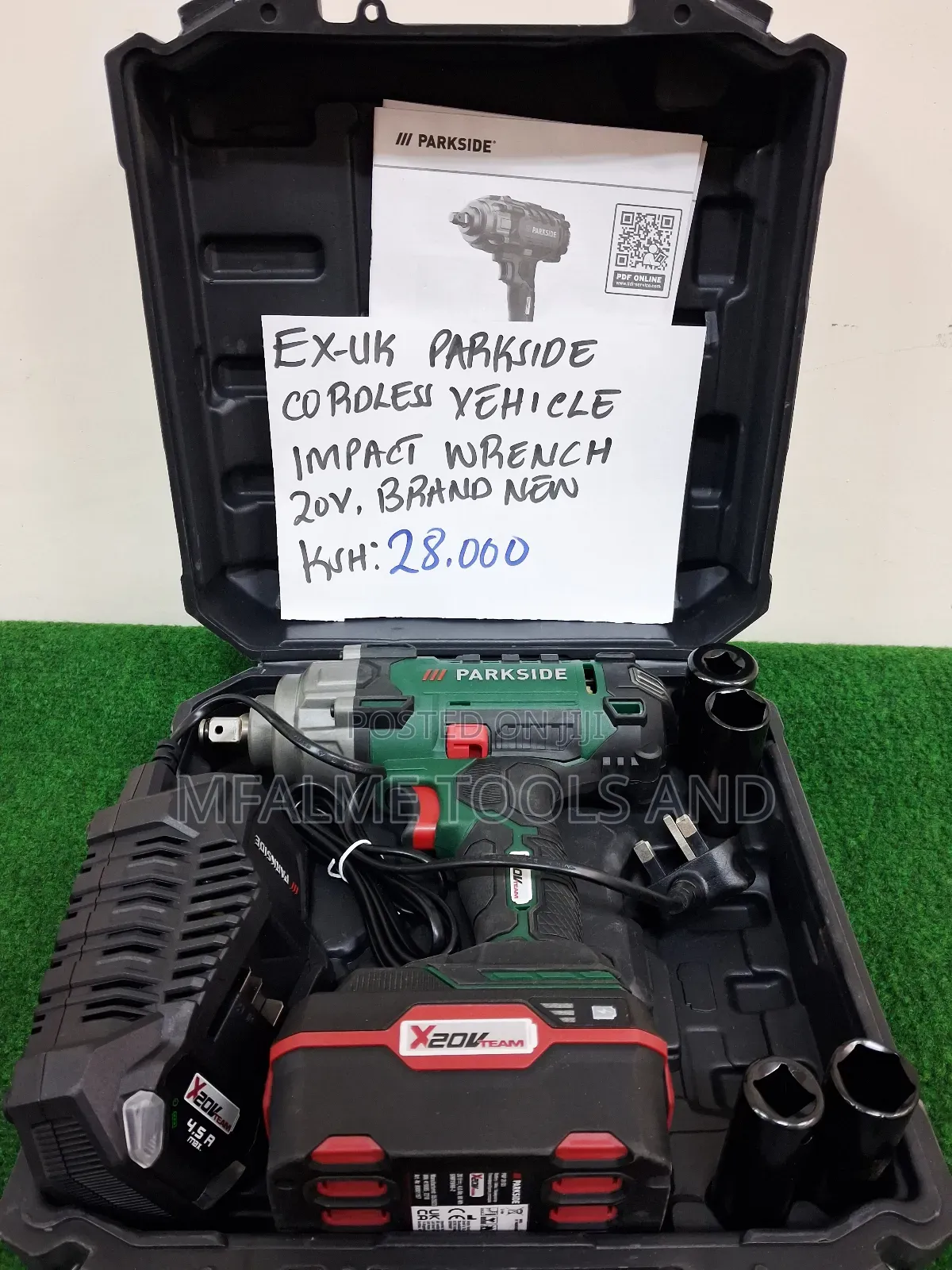 Cordless Impact Wrenchbrand New 20v/4a Parkside - Ex-Uk