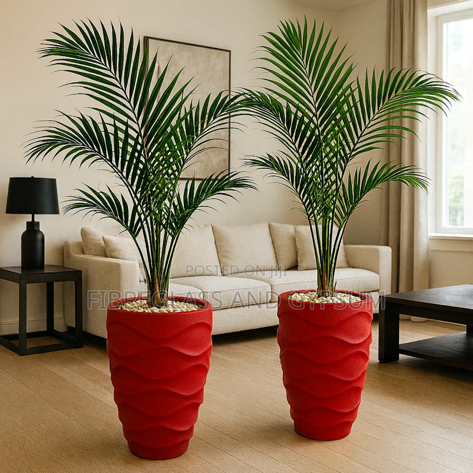 Virgo Fibre Flower Pot