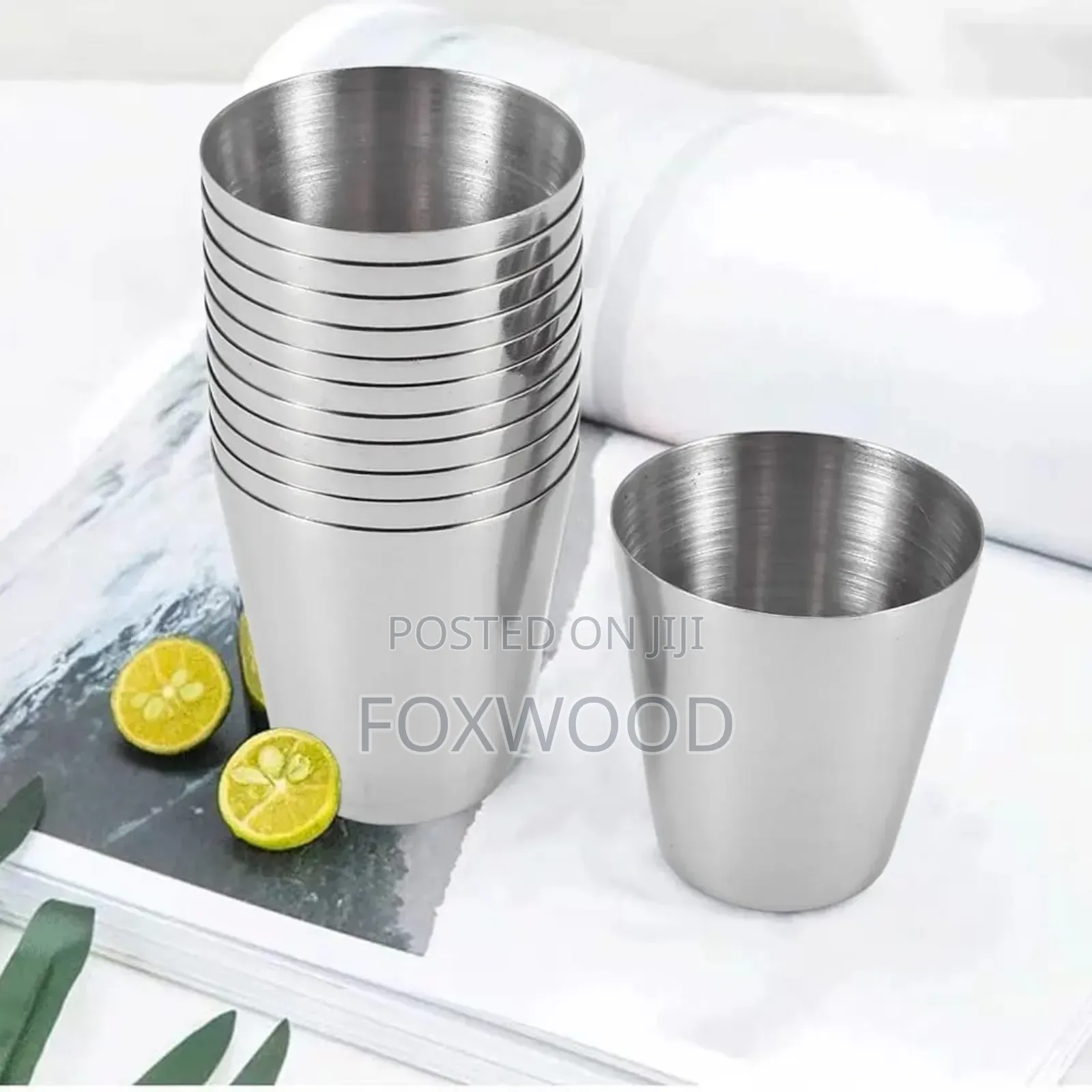 Stainless Steel Tot Glass 30ml 6pcs