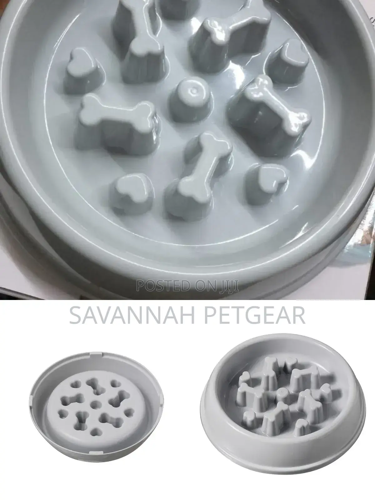 Pet Puppy Dog Slow Feeder Bowl for Dog Food and Treats