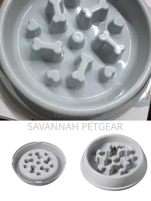 Pet Puppy Dog Slow Feeder Bowl for Dog Food and Treats