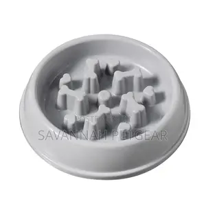 Pet Puppy Dog Slow Feeder Bowl for Dog Food and Treats