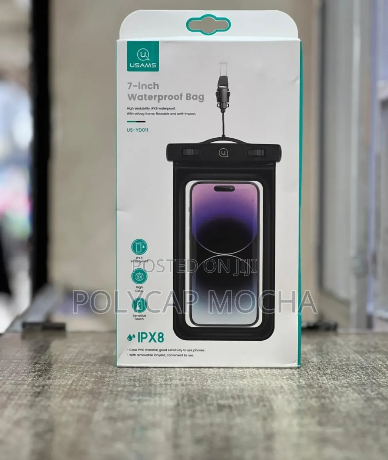 Usams Yd014 Ipx8 Waterproof Double-Space PVC Phone Pouch