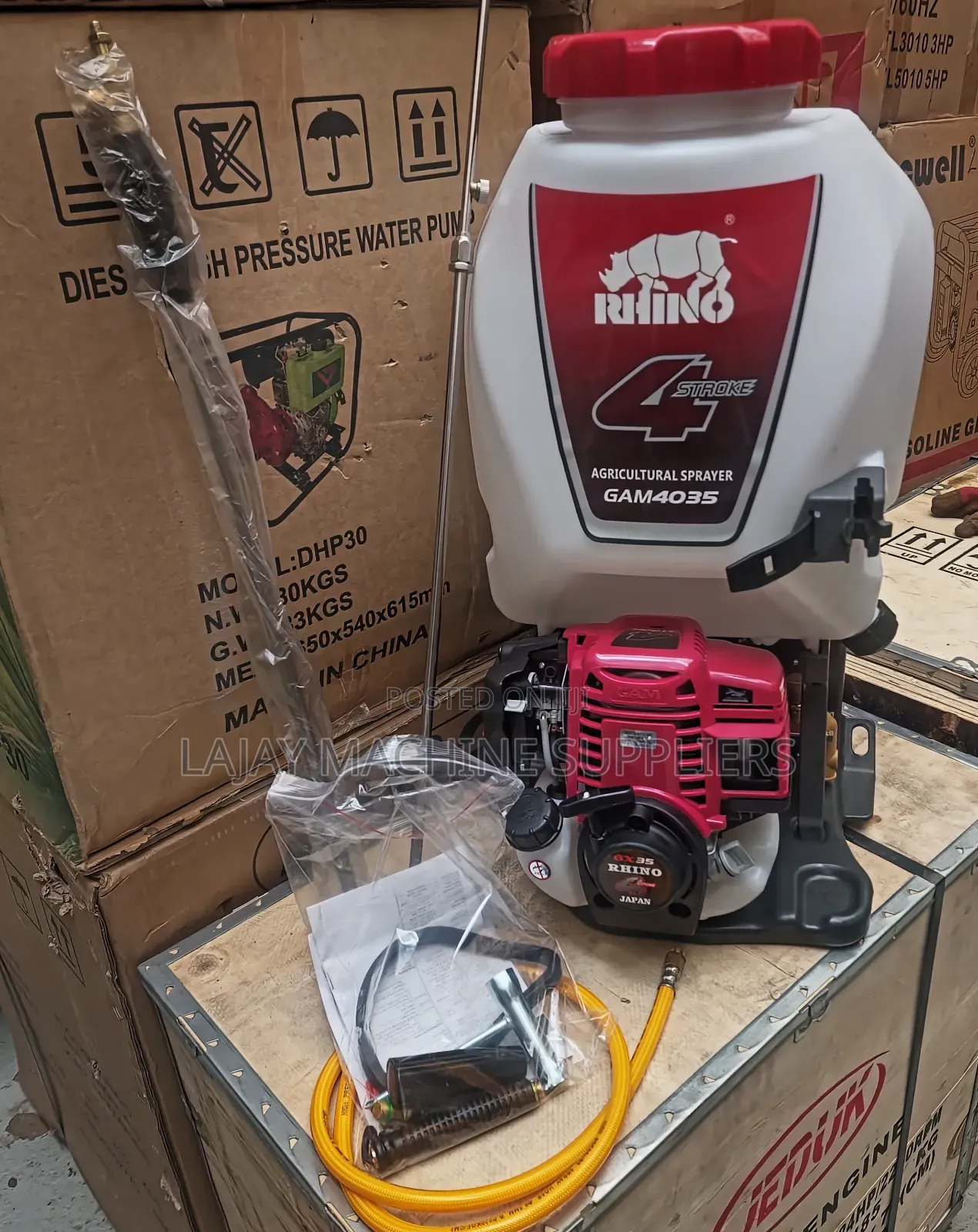 Rhino Agricultural Power Knapsack Sprayer Jtps4035 - 4 Stroke