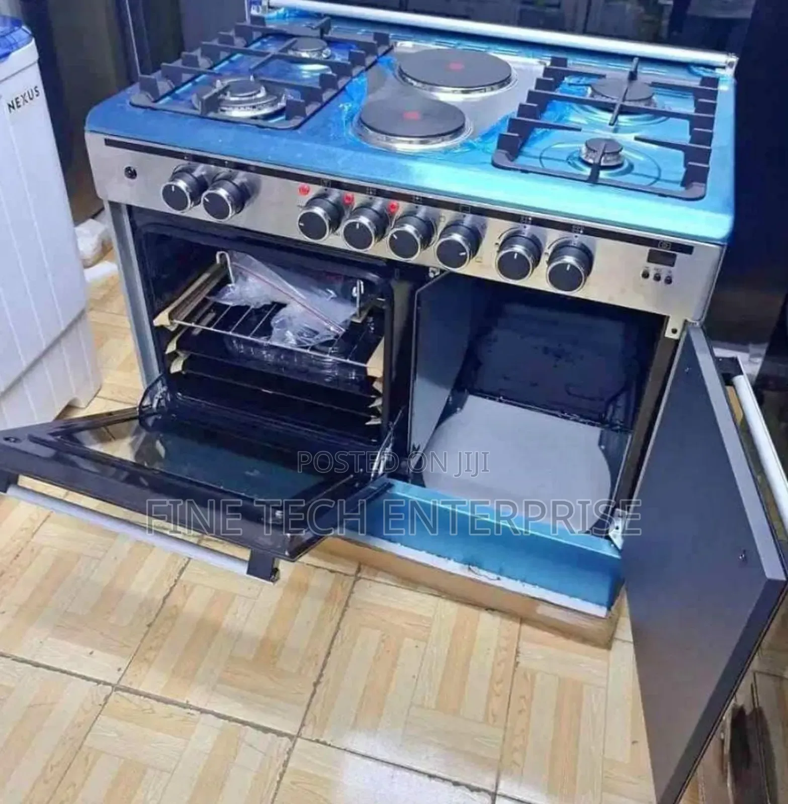 60*90 Haier 4+2 Standing Cooker With Gas Compartment