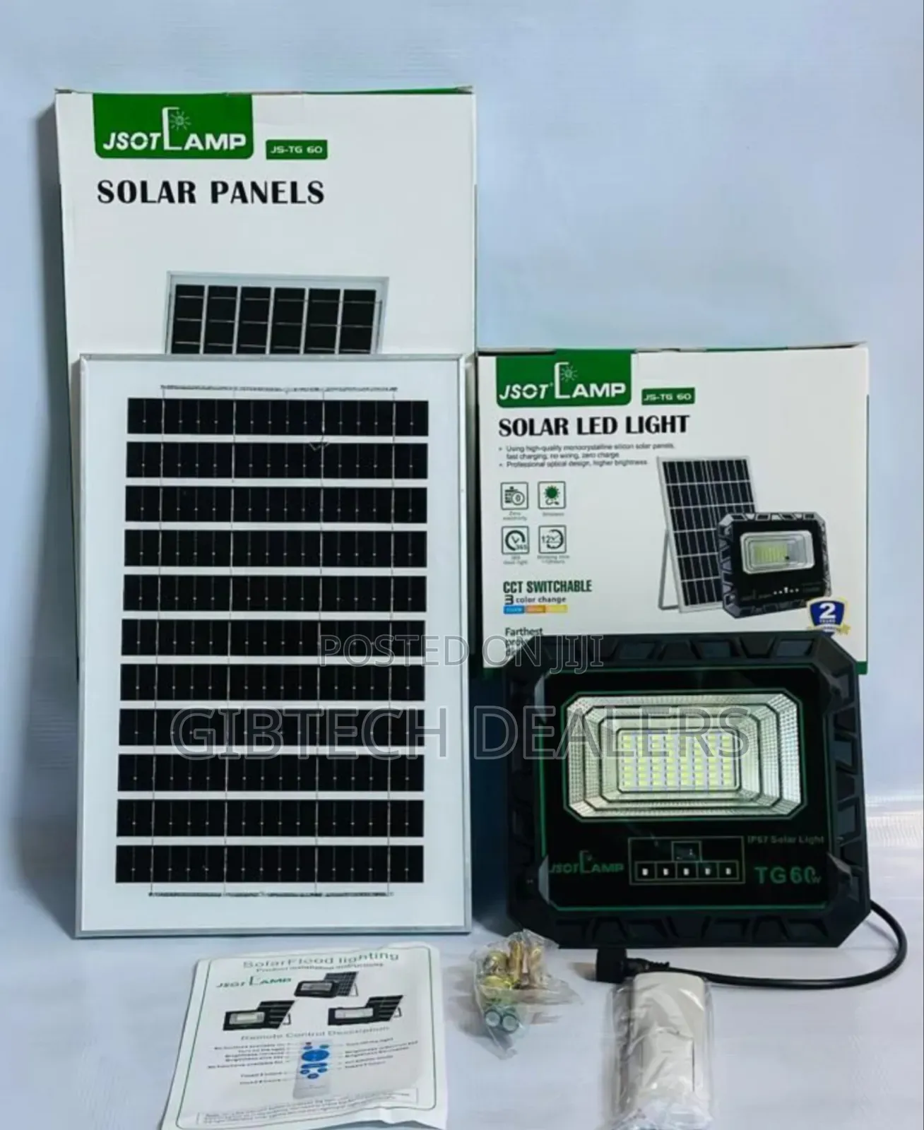 Jsot 60w Ip67 Solar Floodlight