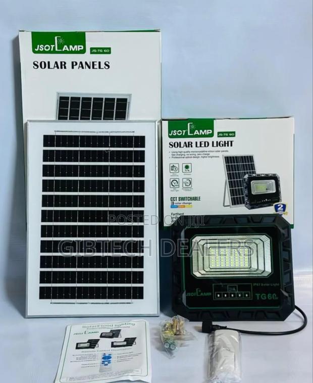 Jsot 60w Ip67 Solar Floodlight - main view
