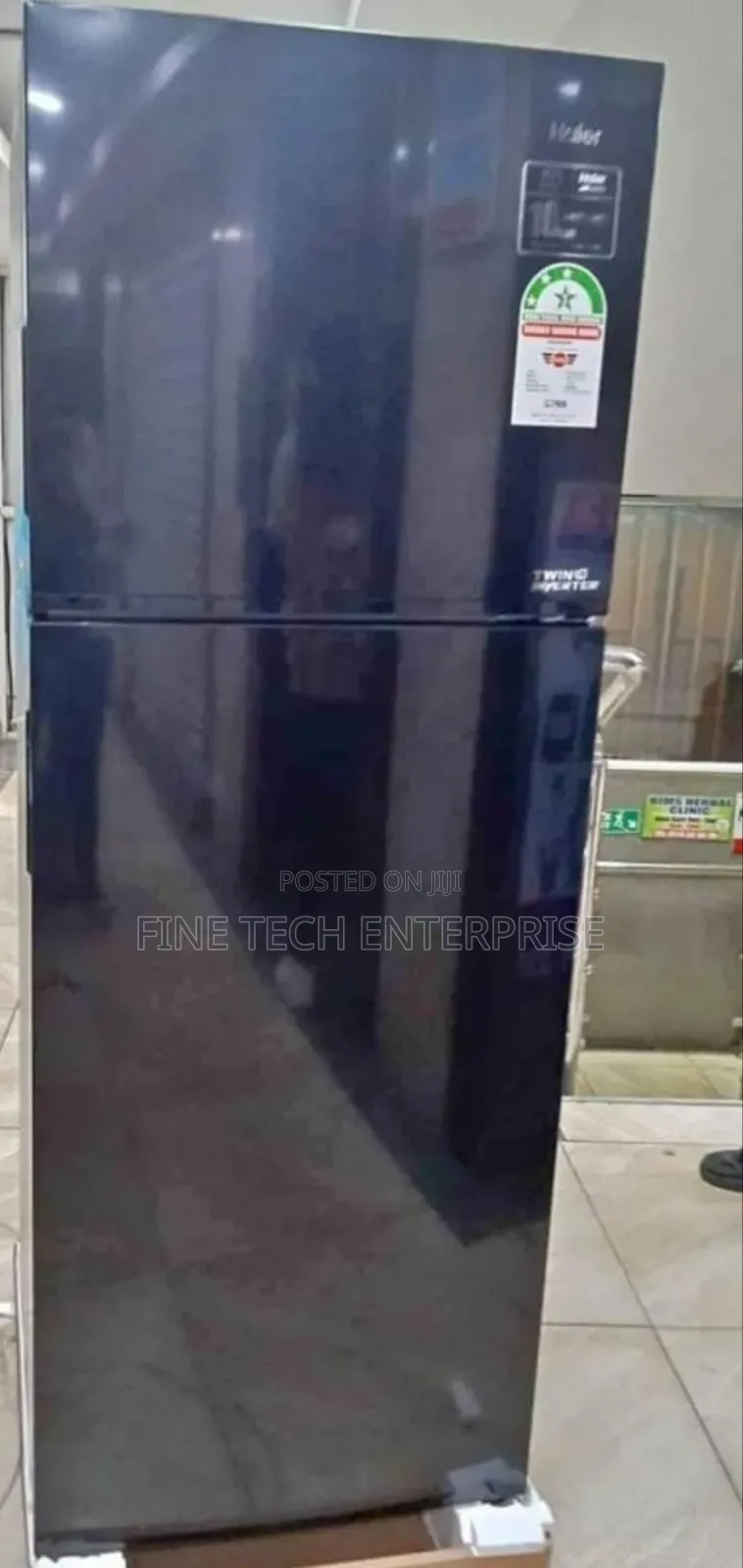 Haier 333l Double Door No-Frost Fridge Refrigerator