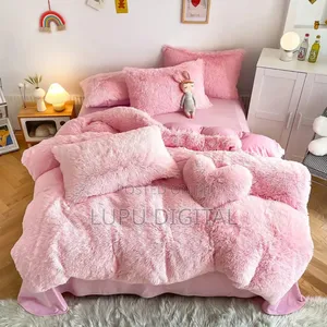 *6pc Luxury Designs Velvet Plush Fluffy