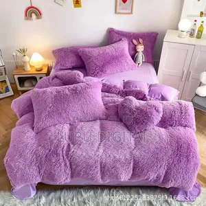*6pc Luxury Designs Velvet Plush Fluffy
