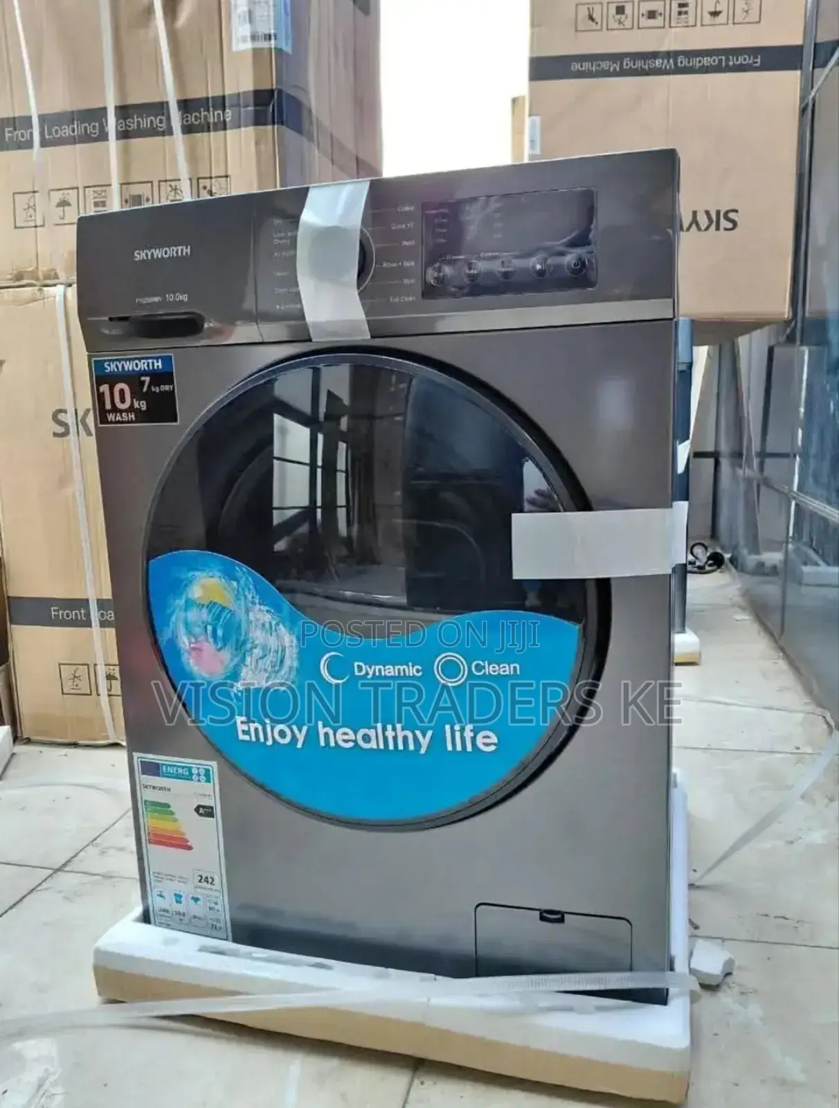 Skyworth 10/7kg Wash and Dry Front Load Washing Machine