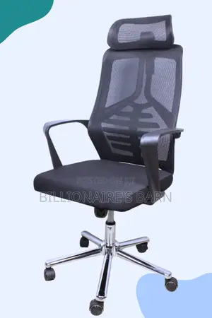 Office Chair With Mesh Back And Headrest