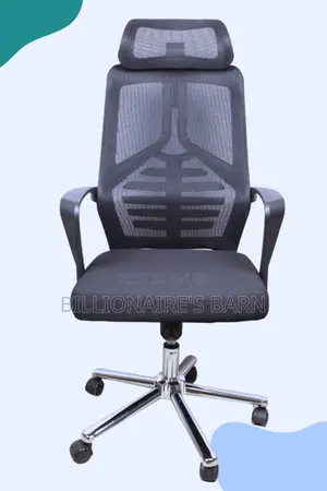 Office Chair With Mesh Back And Headrest