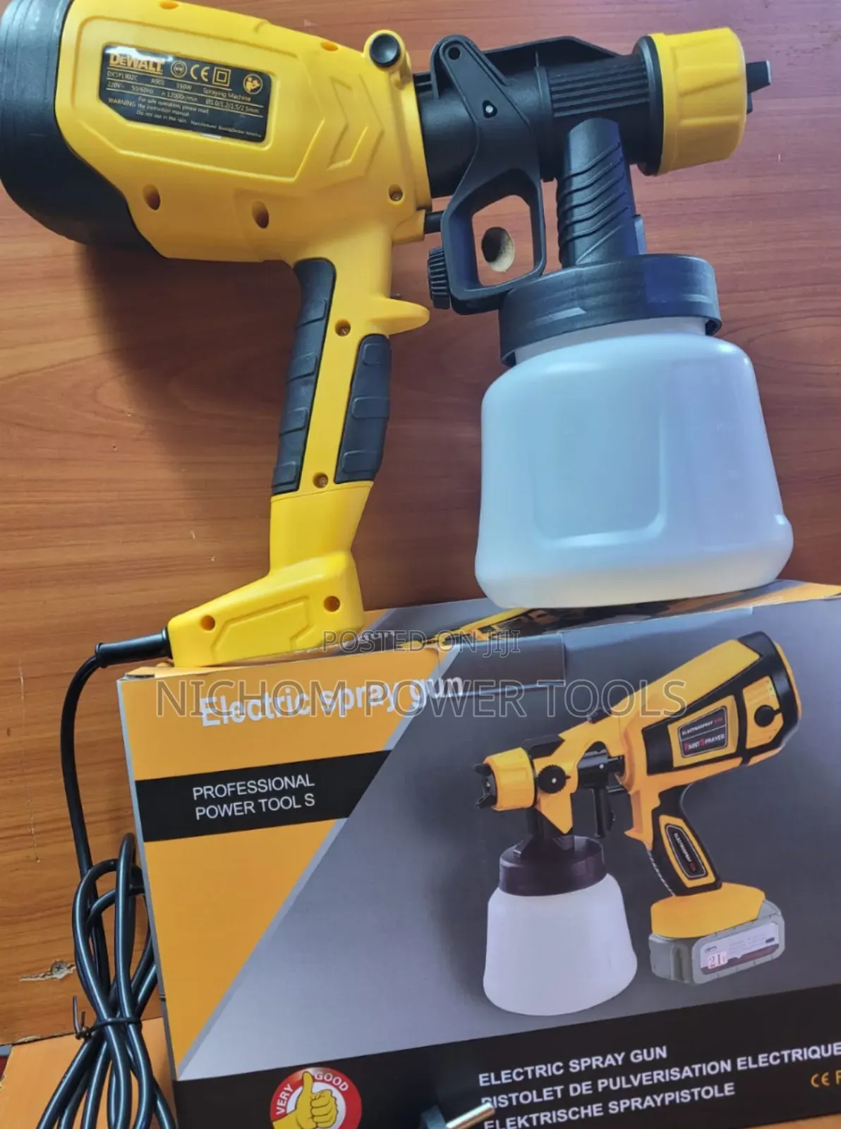 Electric Dewalt Spray Gun/550watts Dewalt Spray Gun