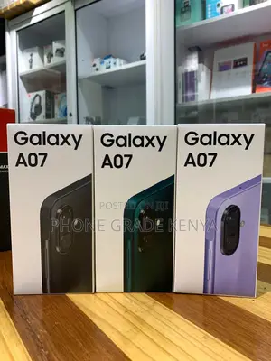 New Samsung Galaxy A07 4G 128 GB Black