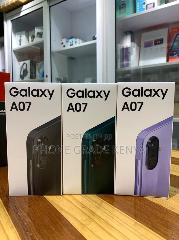 New Samsung Galaxy A07 4G 128 GB Black
